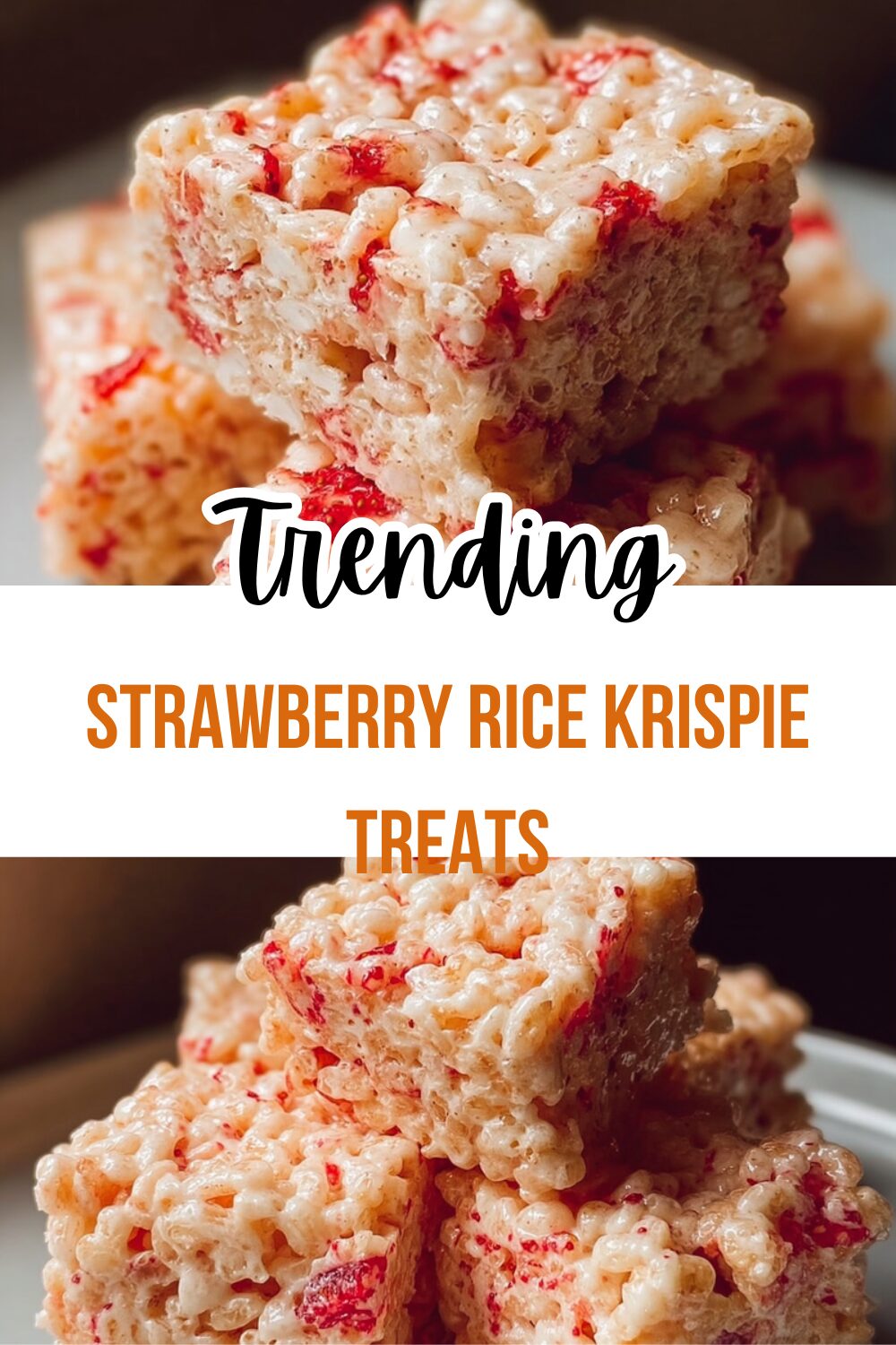 Strawberry Rice Krispie Treats