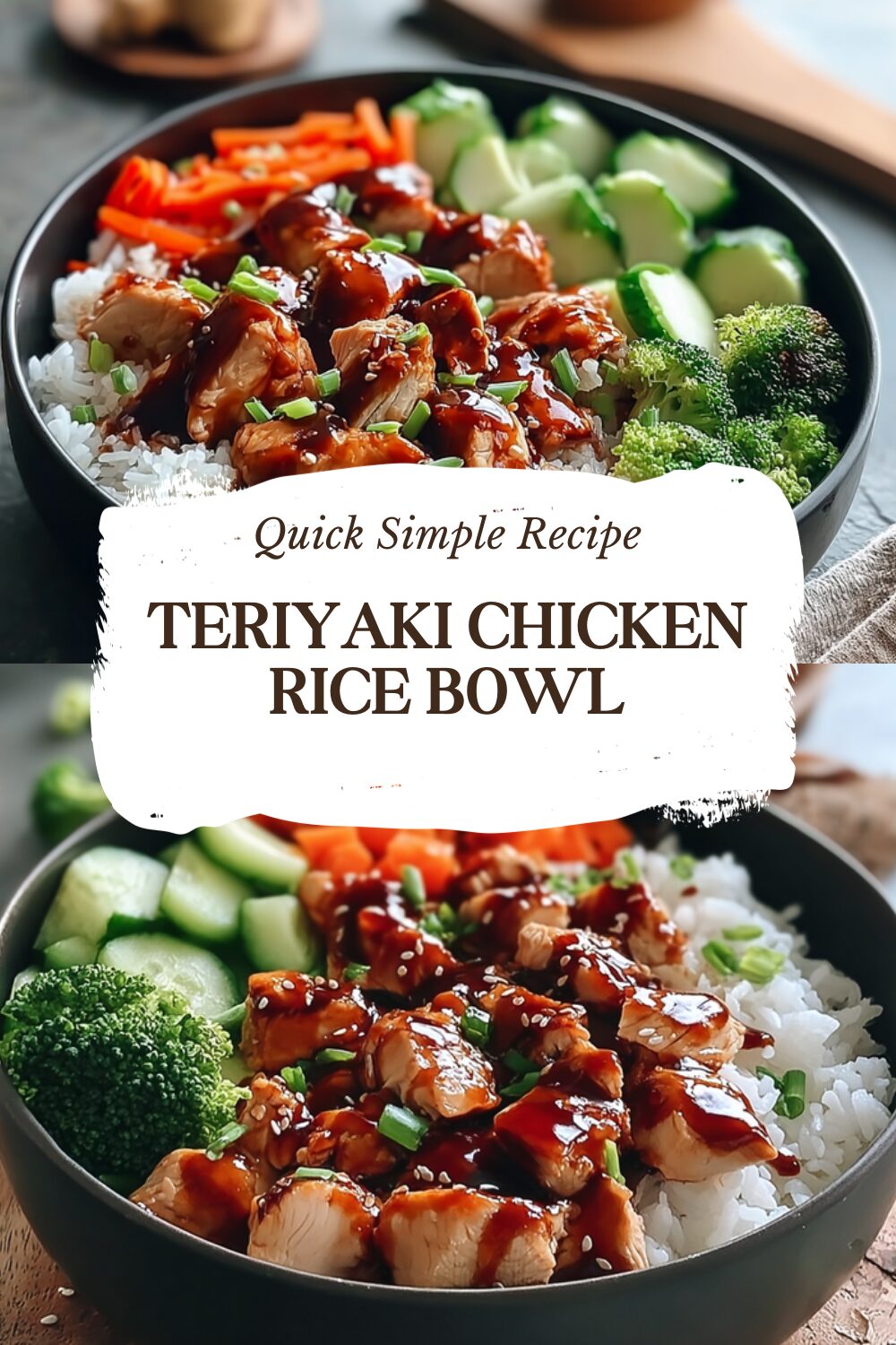 Teriyaki Chicken Rice Bowl