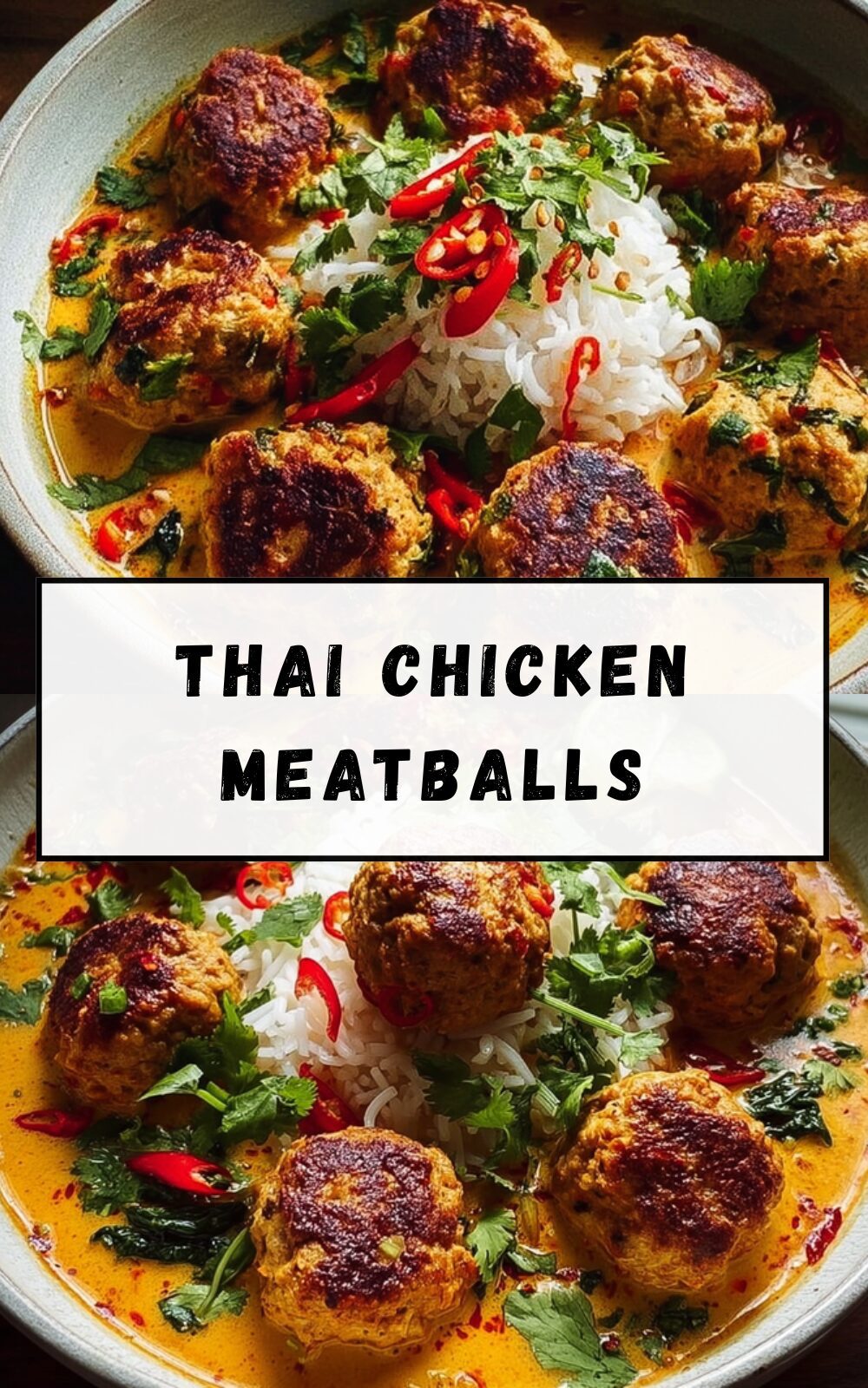 Thai Chicken Meatballs