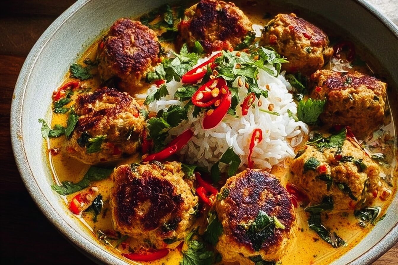 Thai Chicken Meatballs