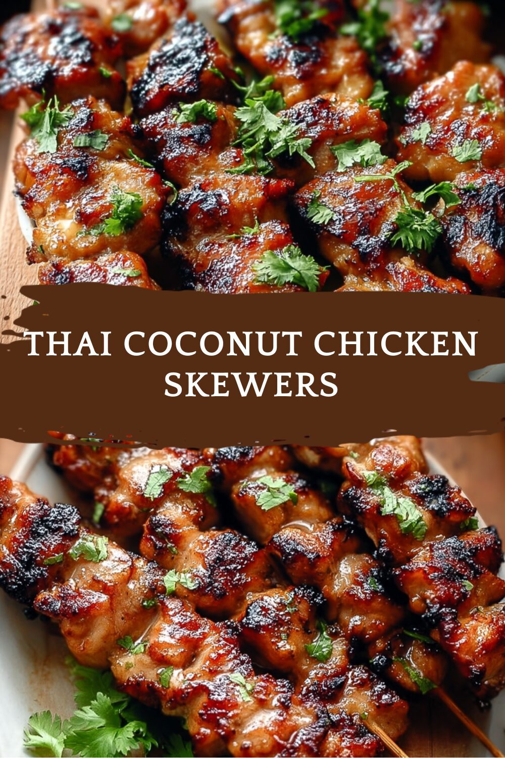 Thai Coconut Chicken Skewers