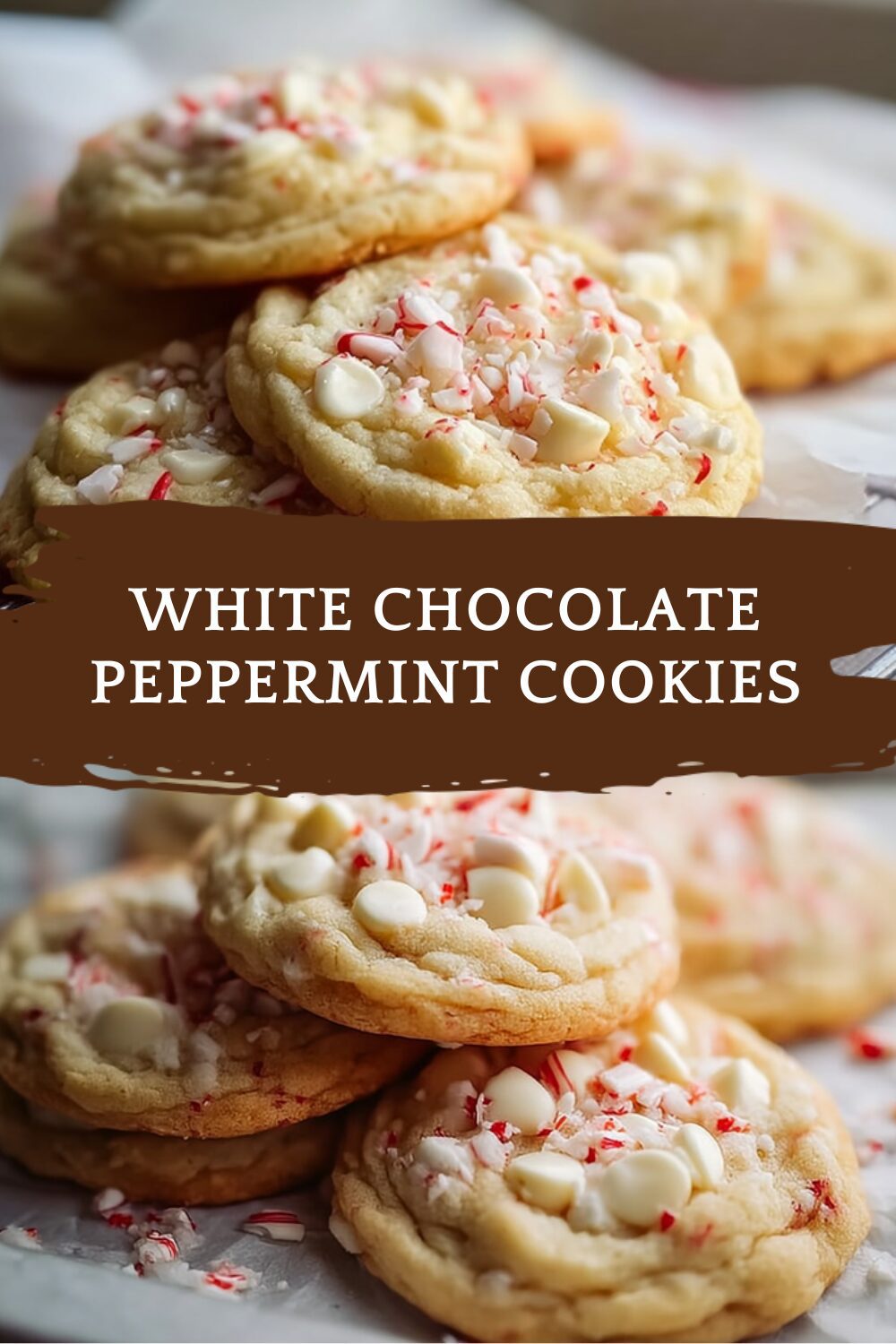 White Chocolate Peppermint Cookies