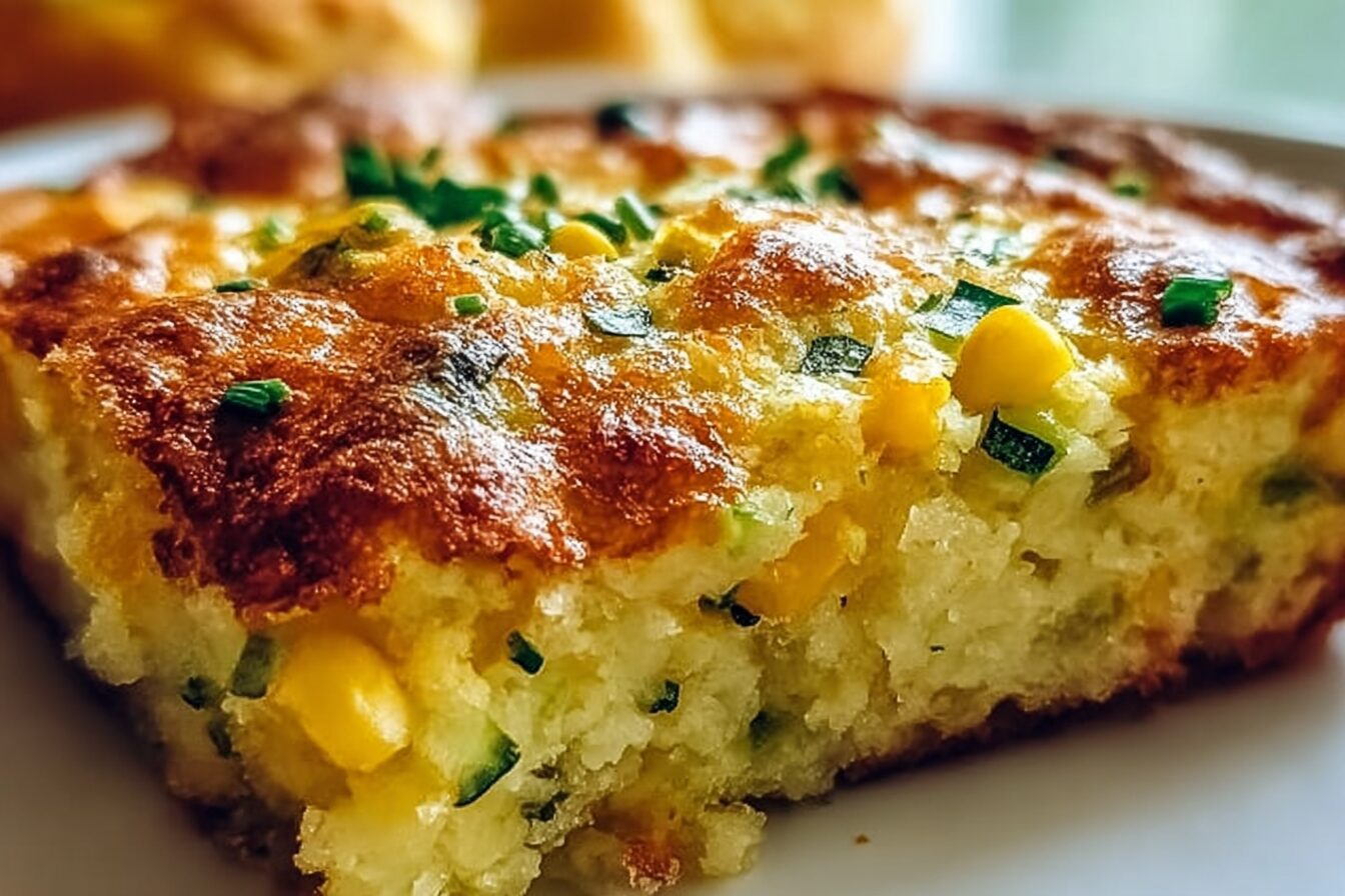 Zucchini Cornbread Casserole