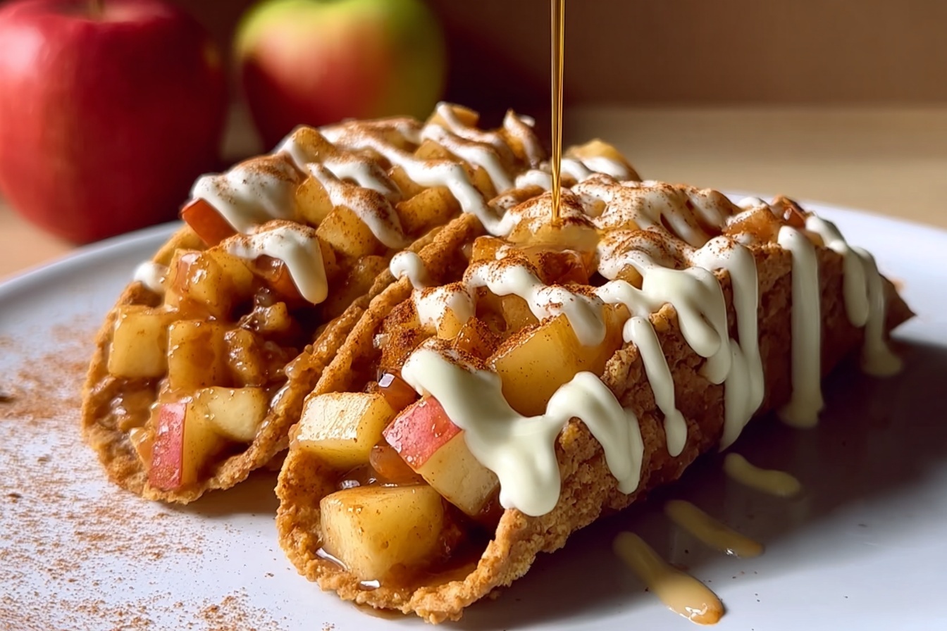 Apple Pie Cheesecake Tacos