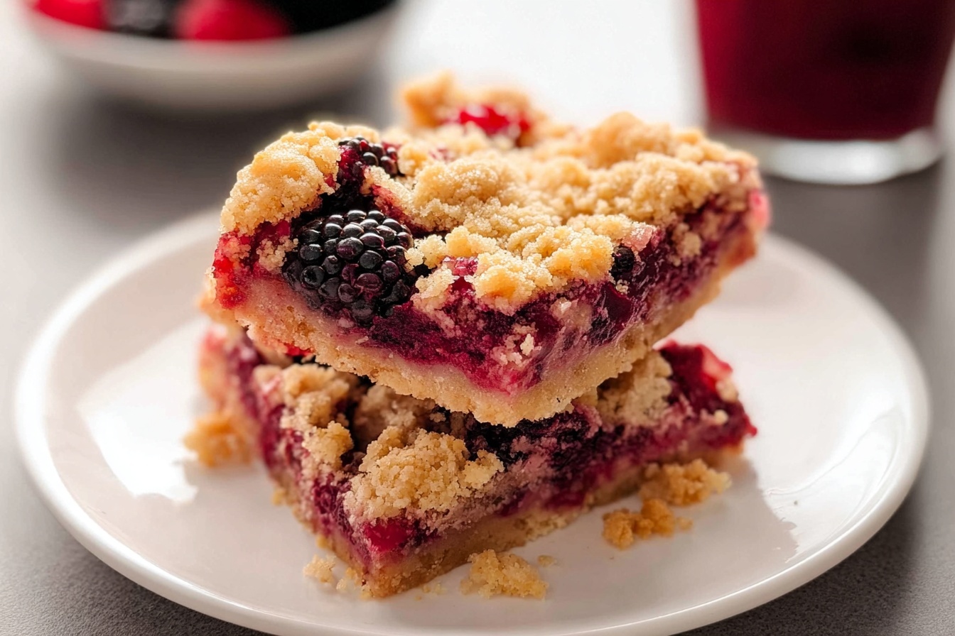Blackberry Pie Bars