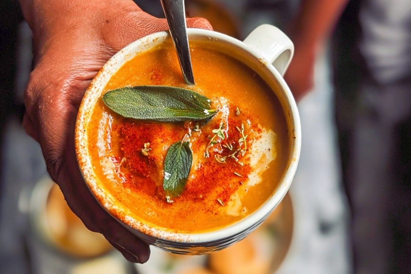 Butternut Squash Apple Sage Soup