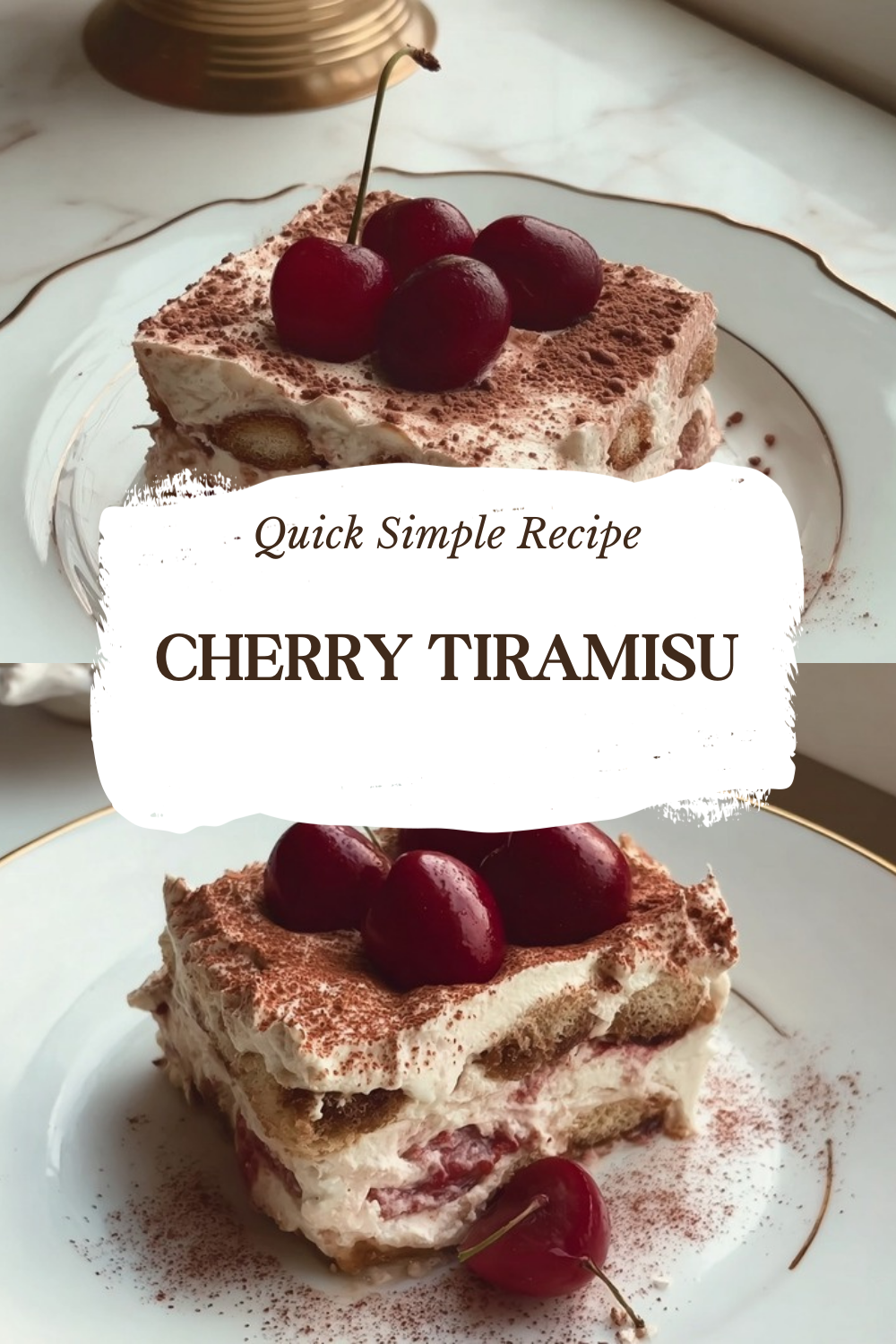 Cherry Tiramisu