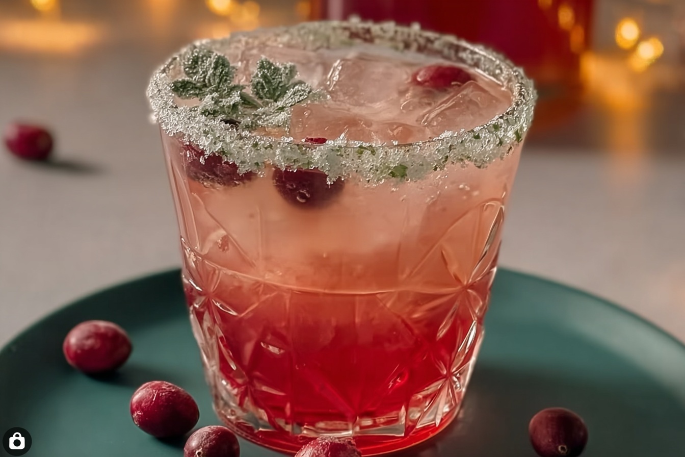 Christmas Mistletoe Margaritas