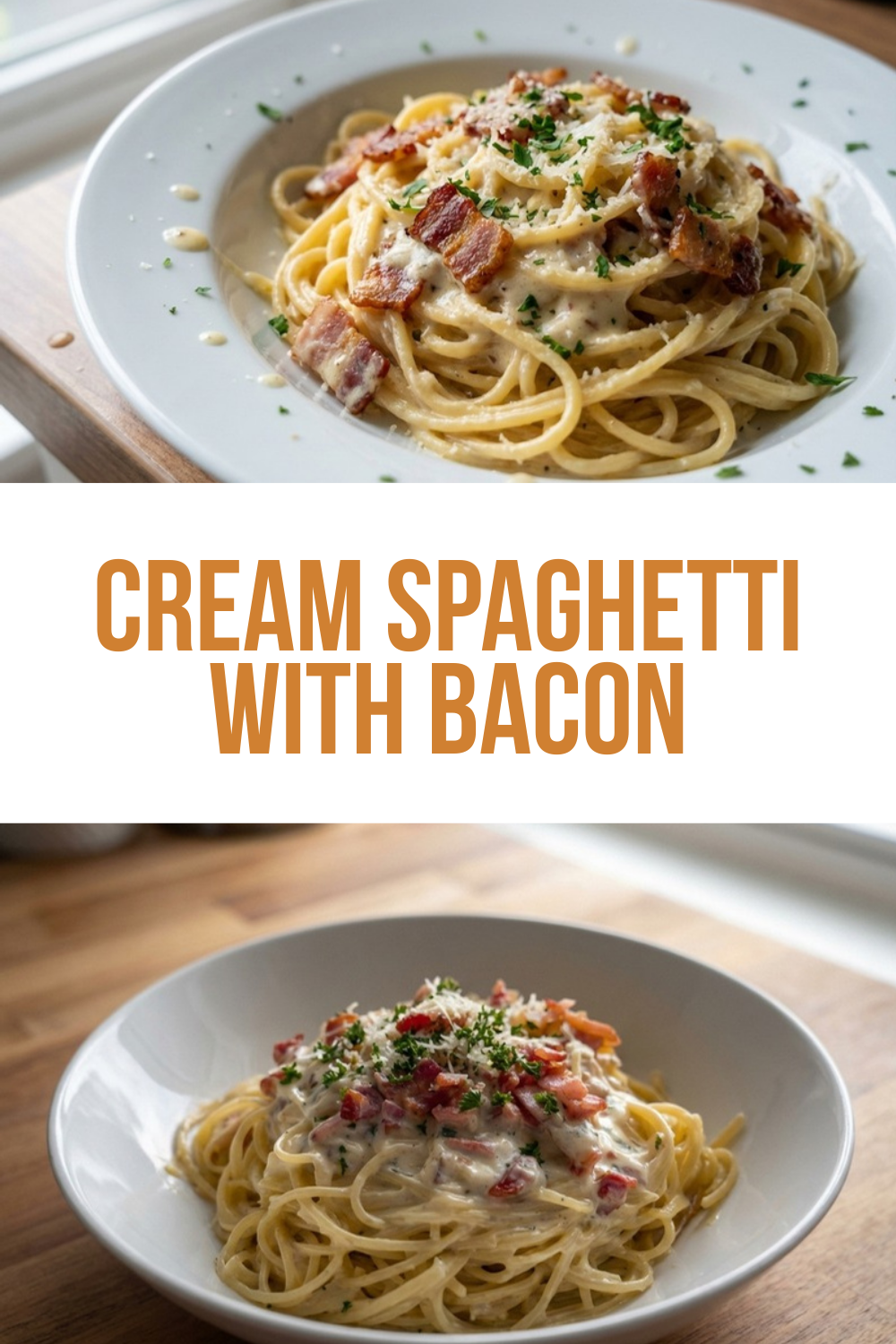 Cream Spaghetti With Bacon