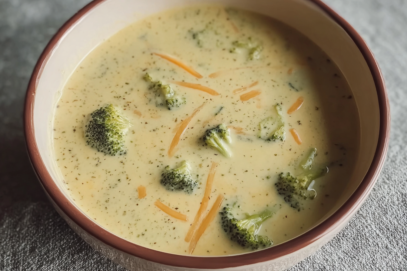 Creamy Broccoli Cheddar Soup