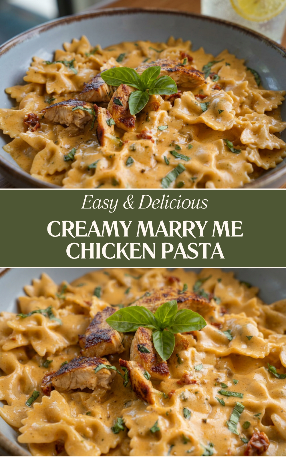 Creamy Marry Me Chicken Pasta