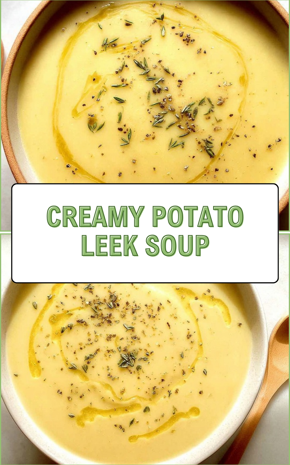 Creamy Potato Leek Soup