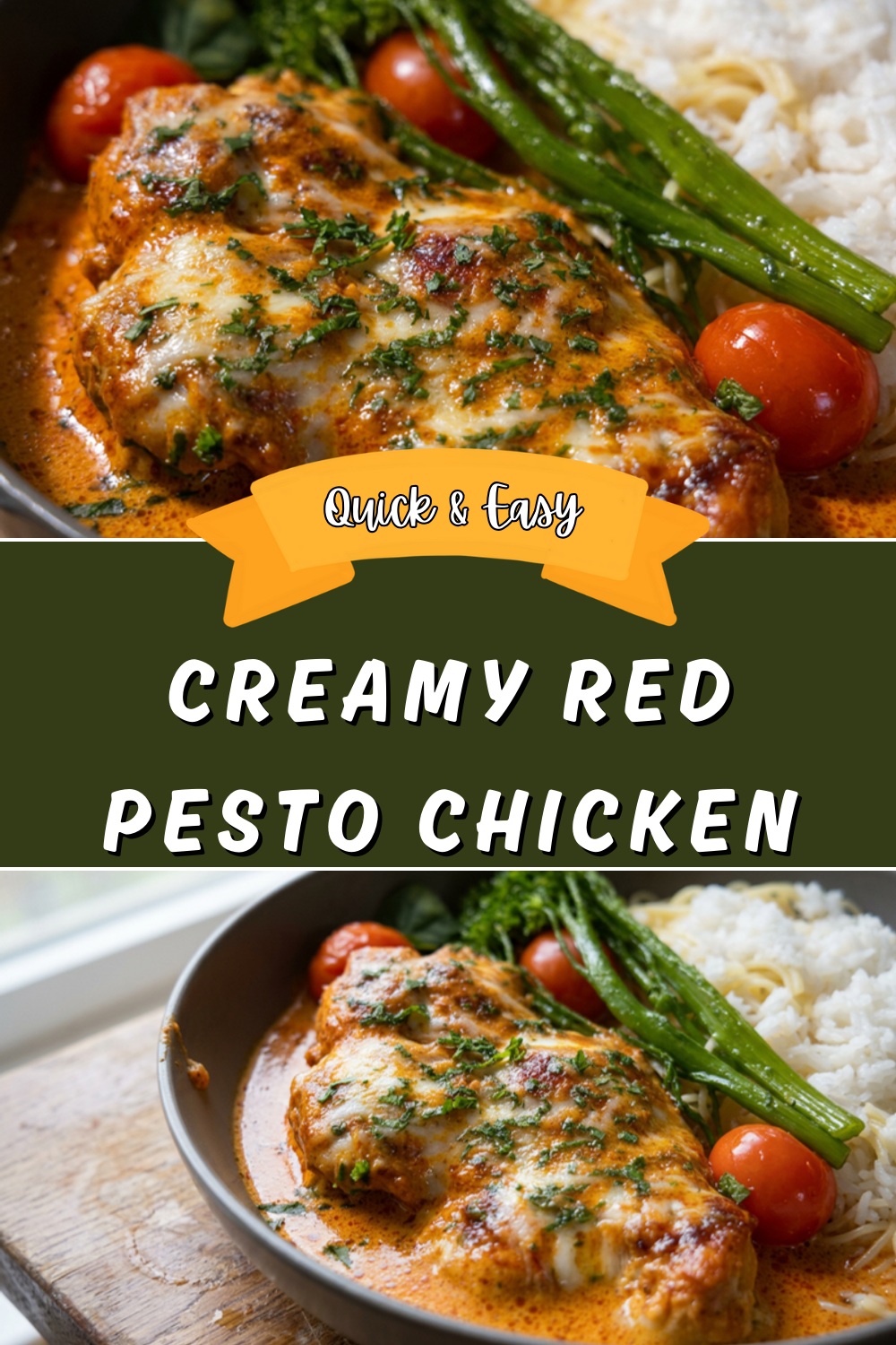 Creamy Red Pesto Chicken