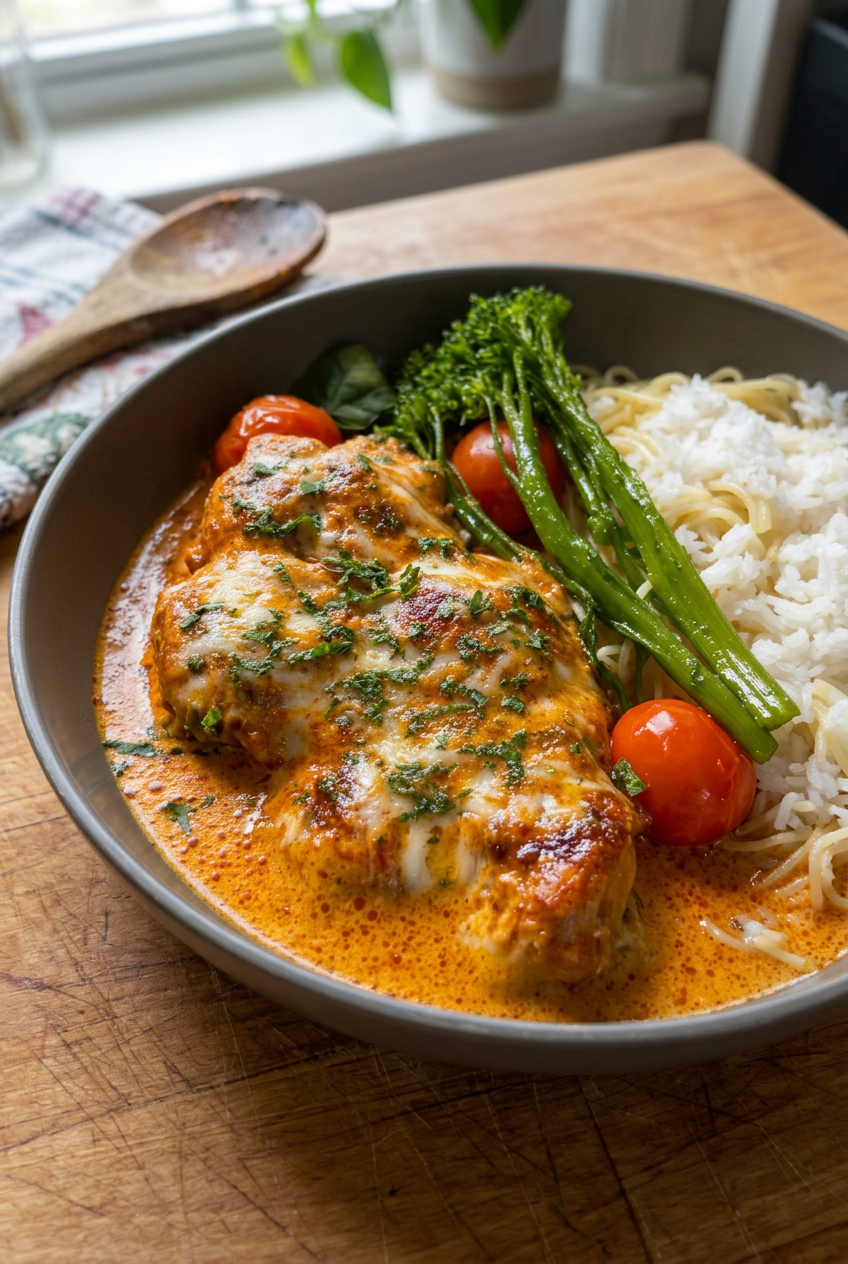 Creamy Red Pesto Chicken