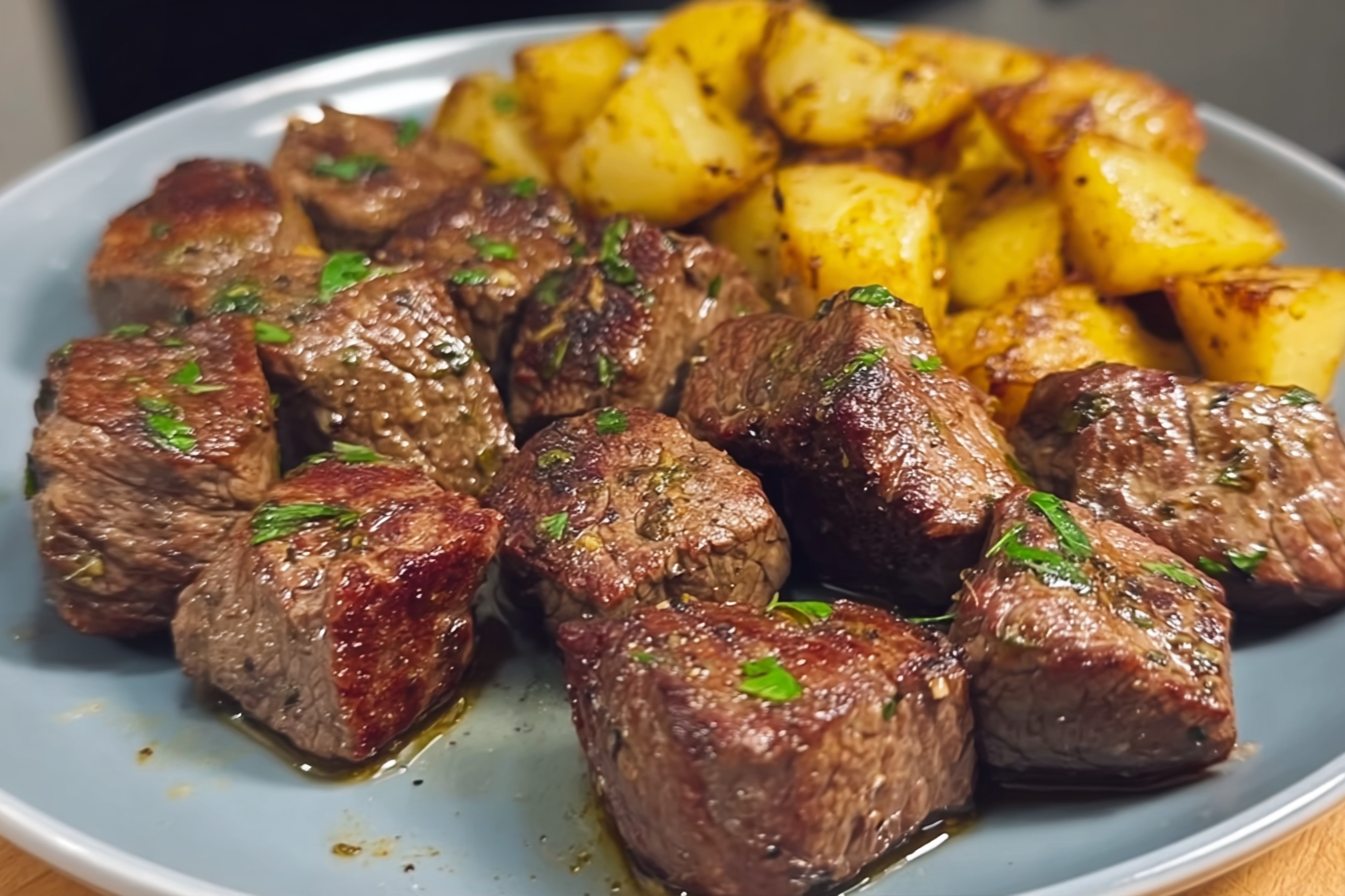 Garlic Butter Steak Bites