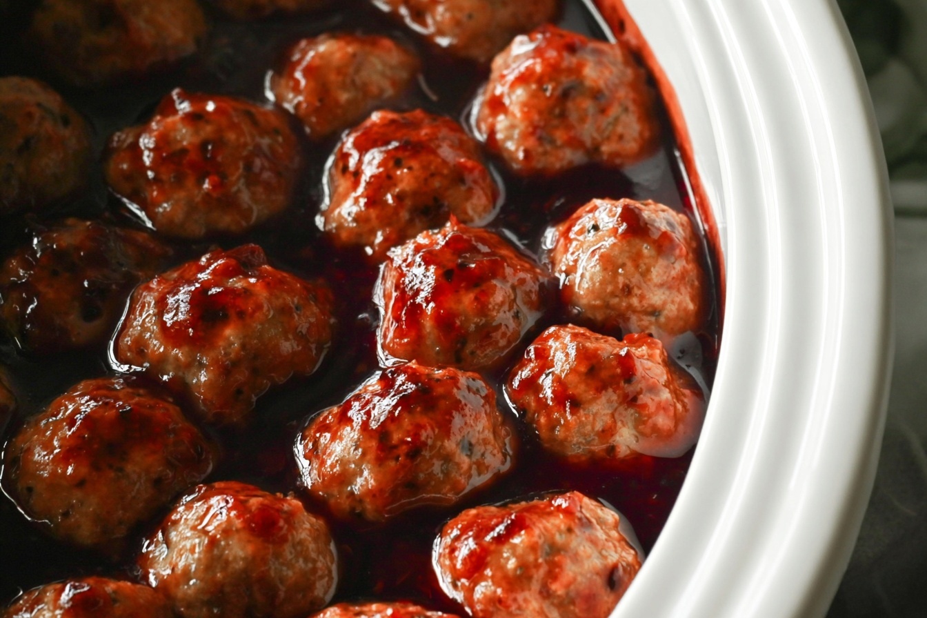 Grape Jelly Meatballs