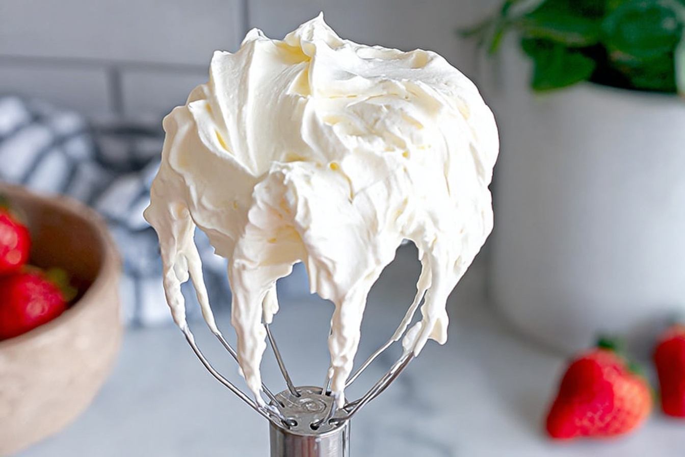 Homemade Whipped Cream Recipe