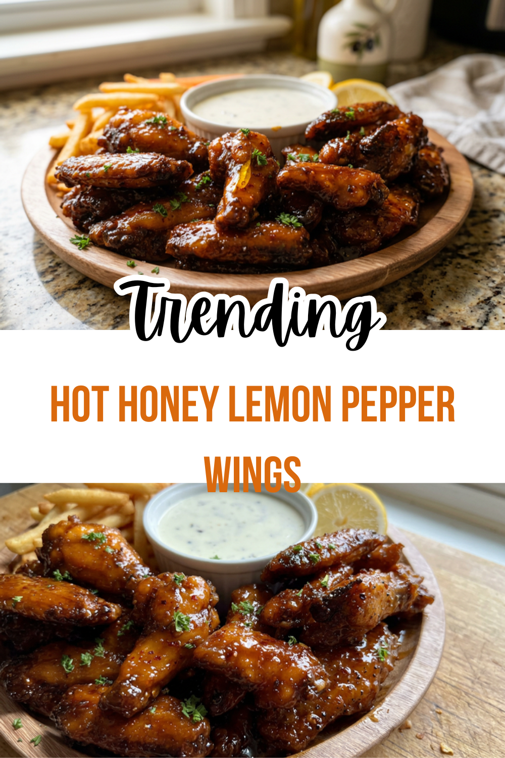 Hot Honey Lemon Pepper Wings