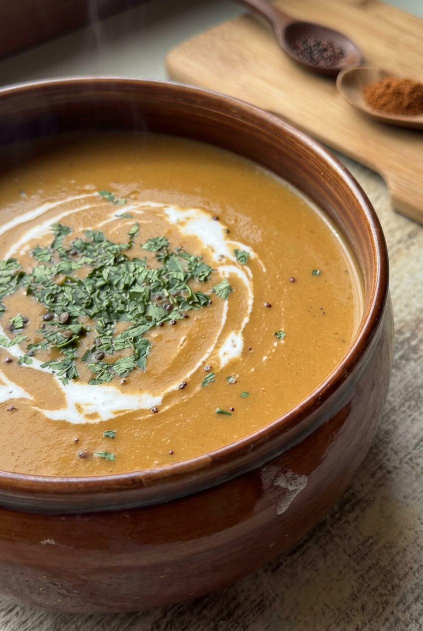 Iron Fortified Pumpkin Coconut Soup