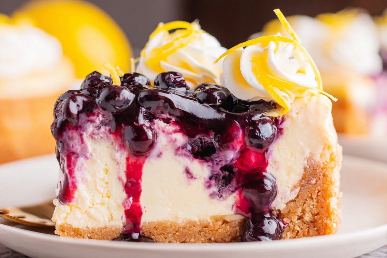 Lemon Blueberry Cheesecake