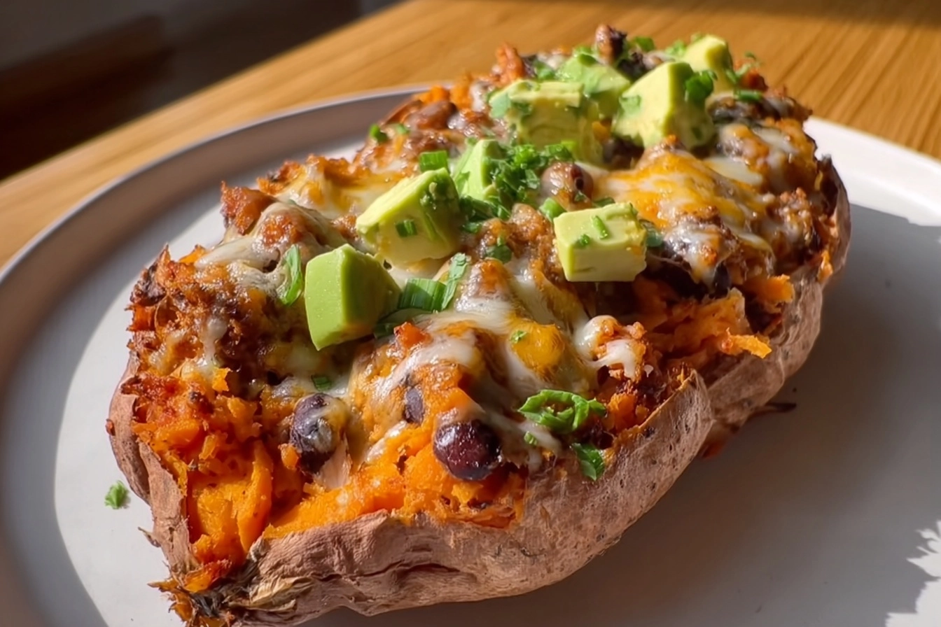 Loaded Sweet Potato Boats