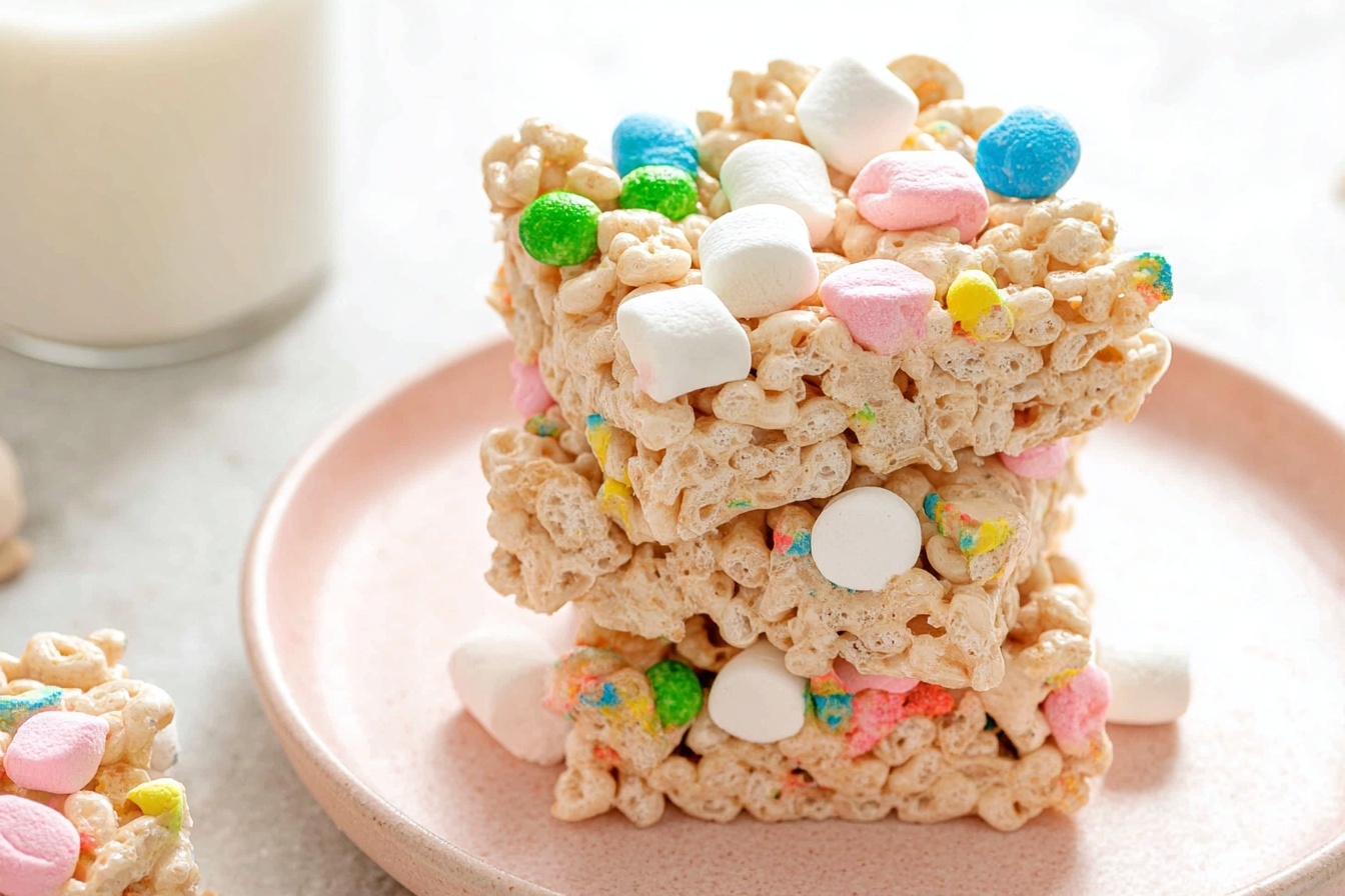 Lucky Charm Marshmallow Treats
