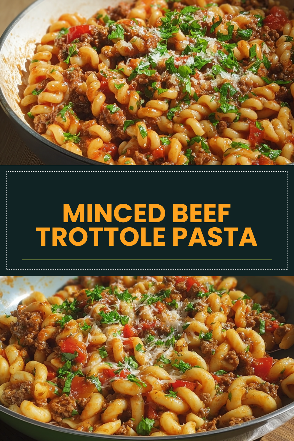 Minced Beef Trottole Pasta