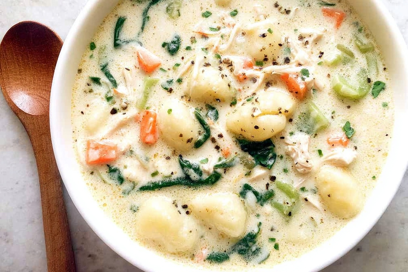 Olive Garden Chicken Gnocchi Soup