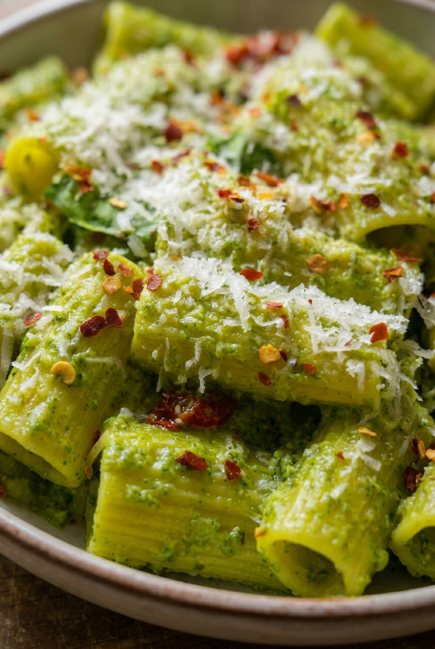 Pesto Rigatoni