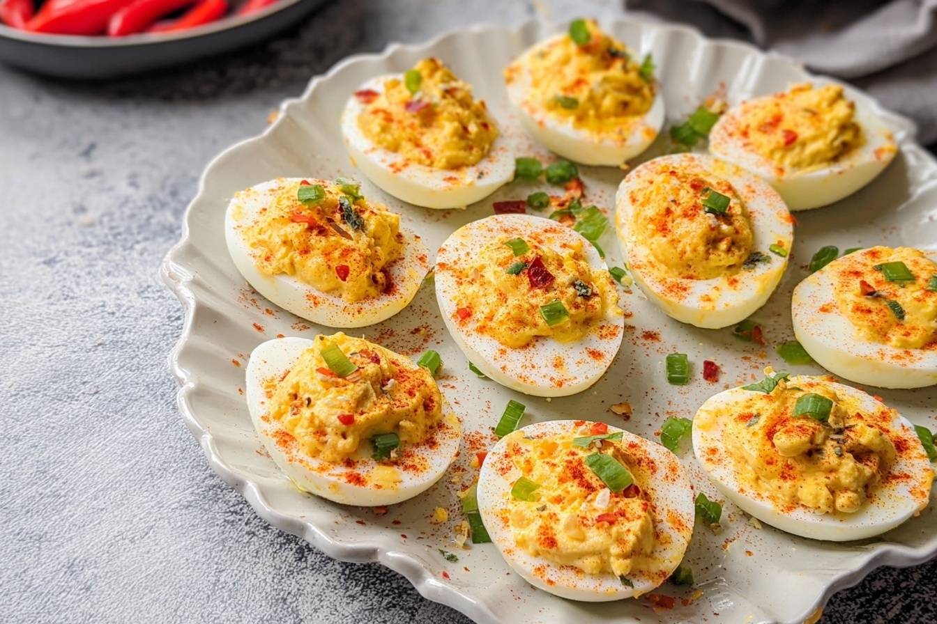 Pimento Cheese Deviled Eggs
