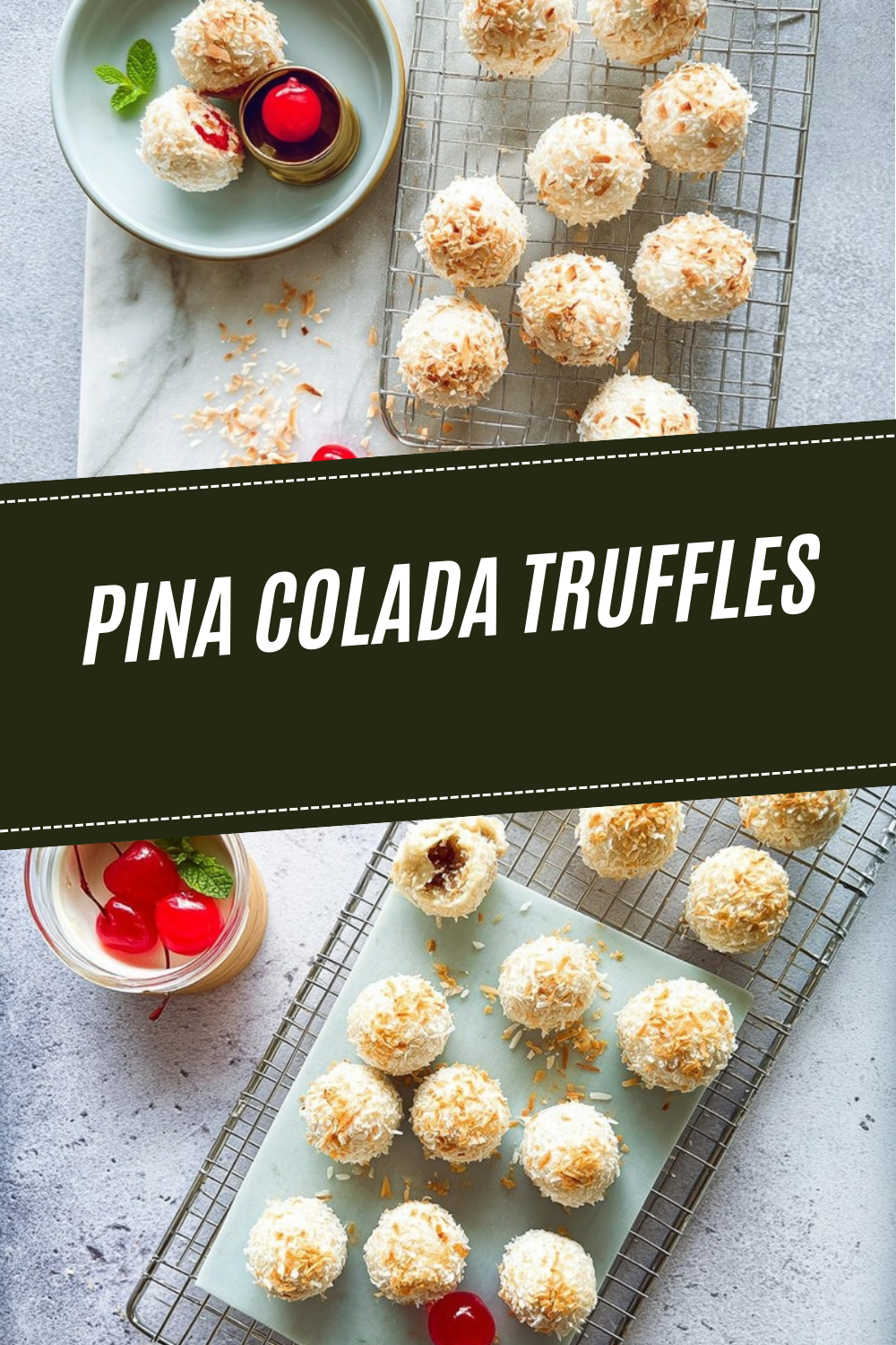 Pina Colada Truffles