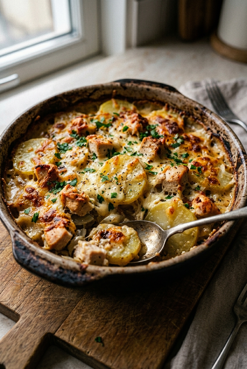 Potato Casserole With Chicken