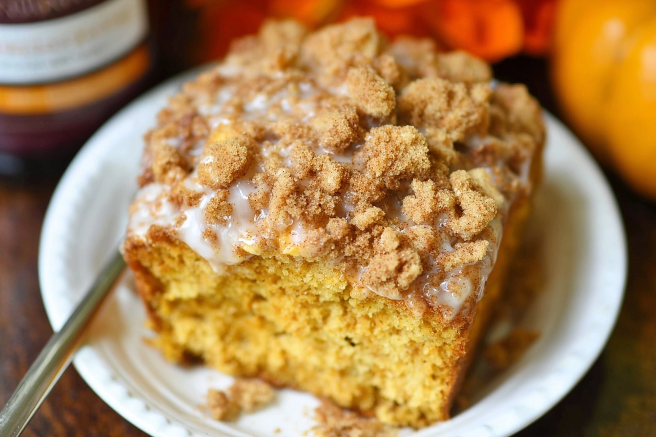 Pumpkin Sour Cream Coffee Cake