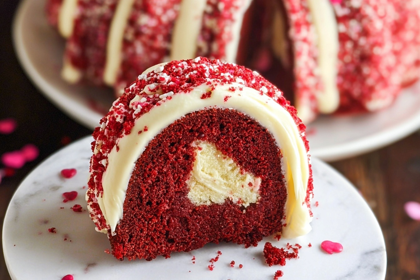 Red Velvet Cream Cheese Bundt Cake