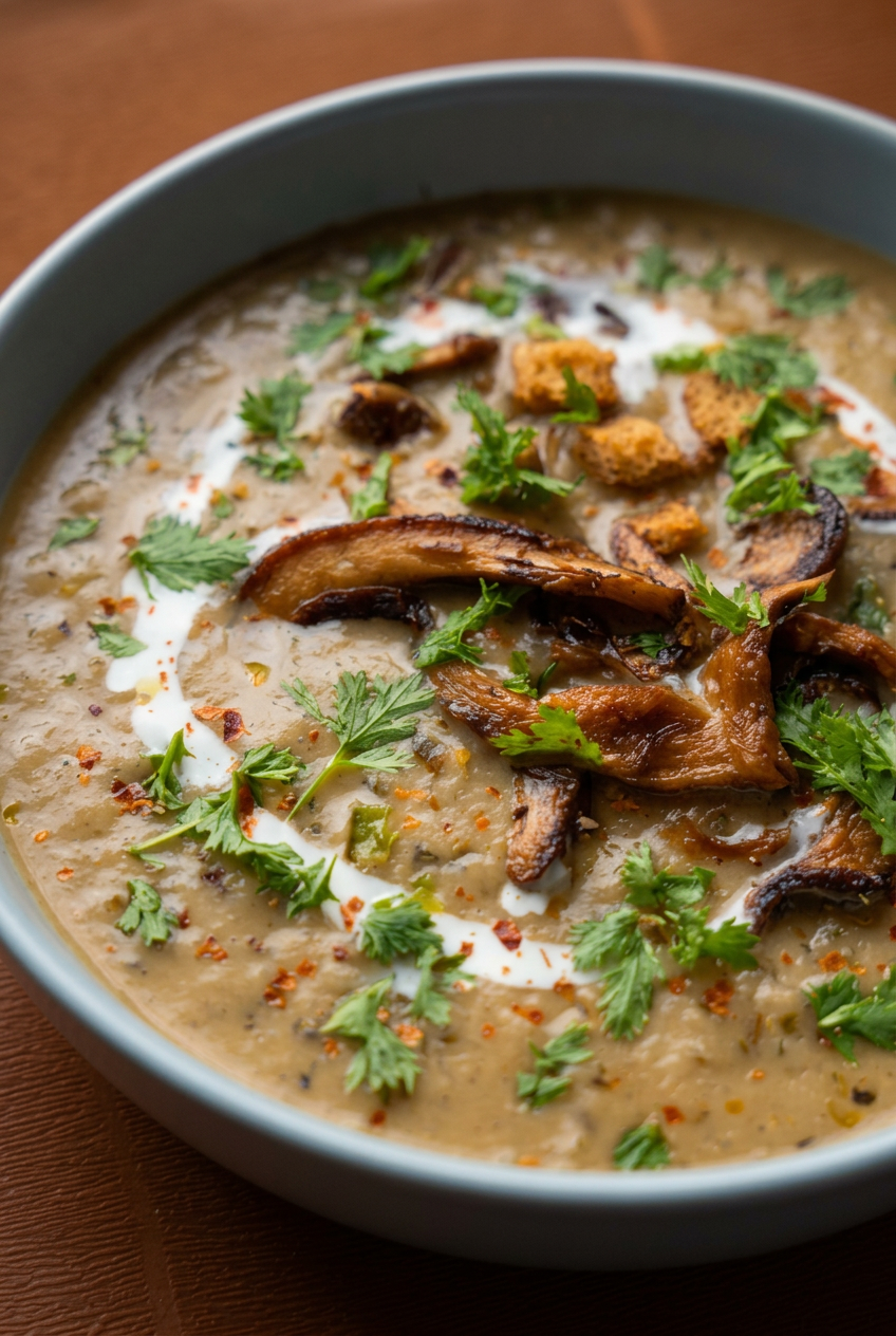 Rich Creamy Mushroom Soup
