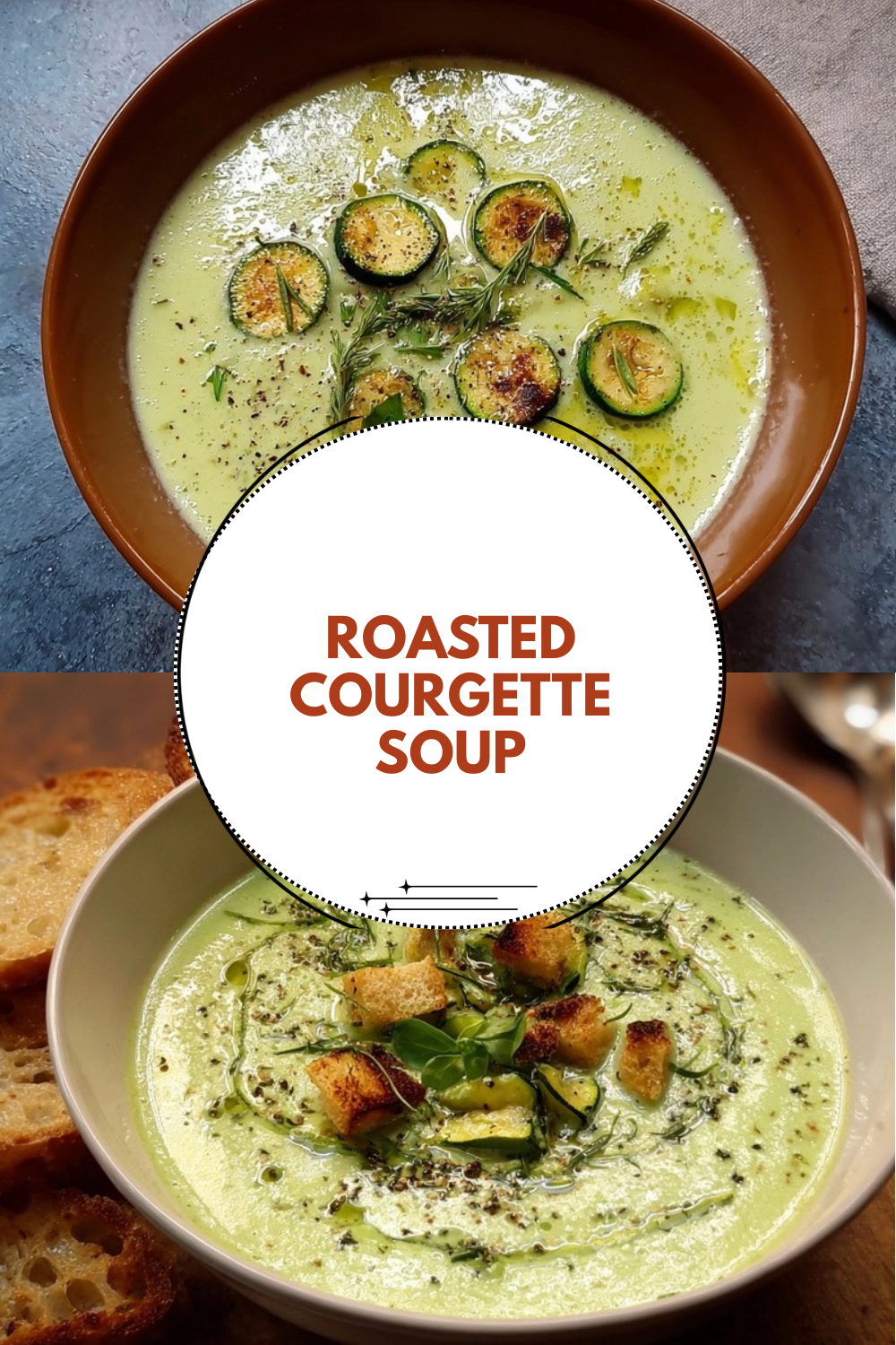 Roasted Courgette Soup