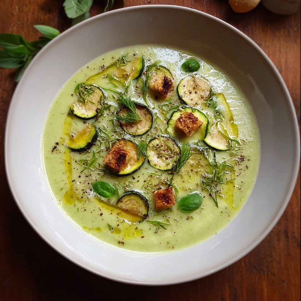 Roasted Courgette Soup