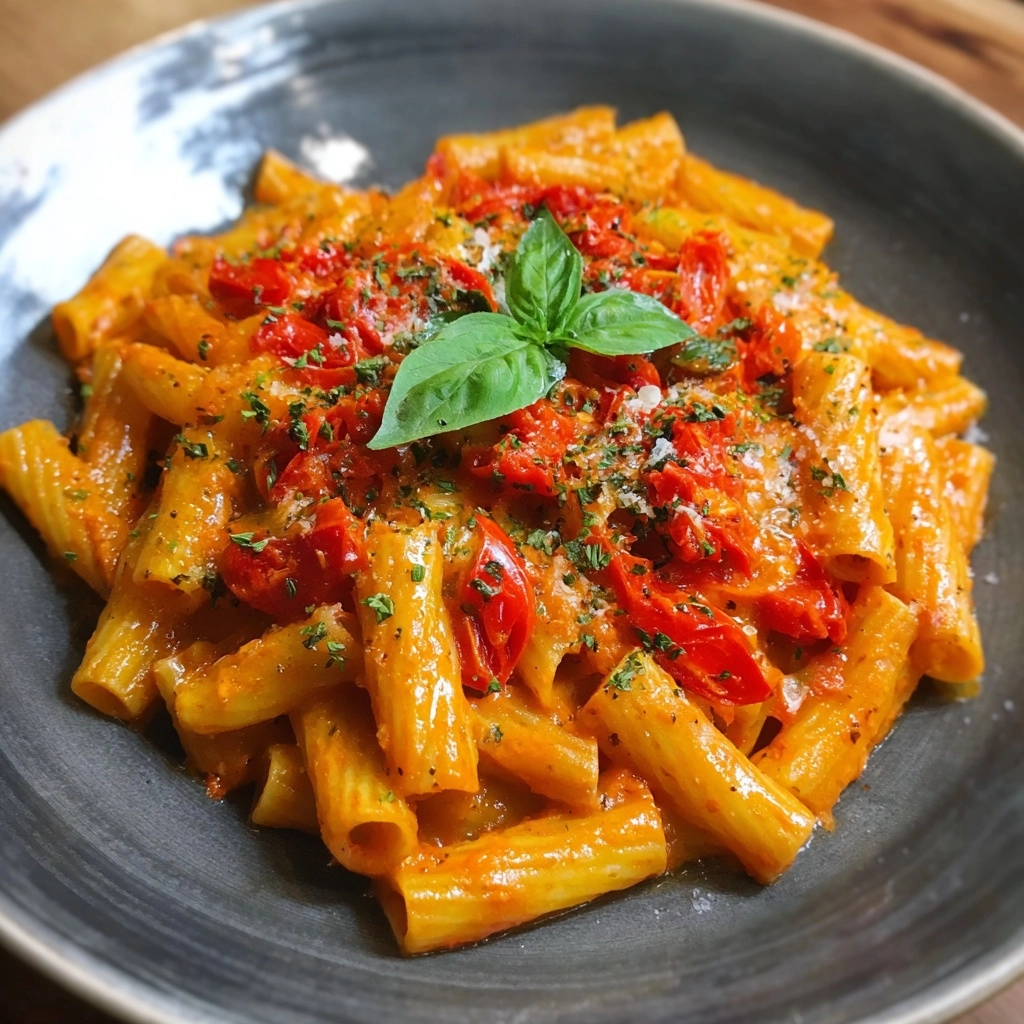 Roasted Pepper Tomato Pasta