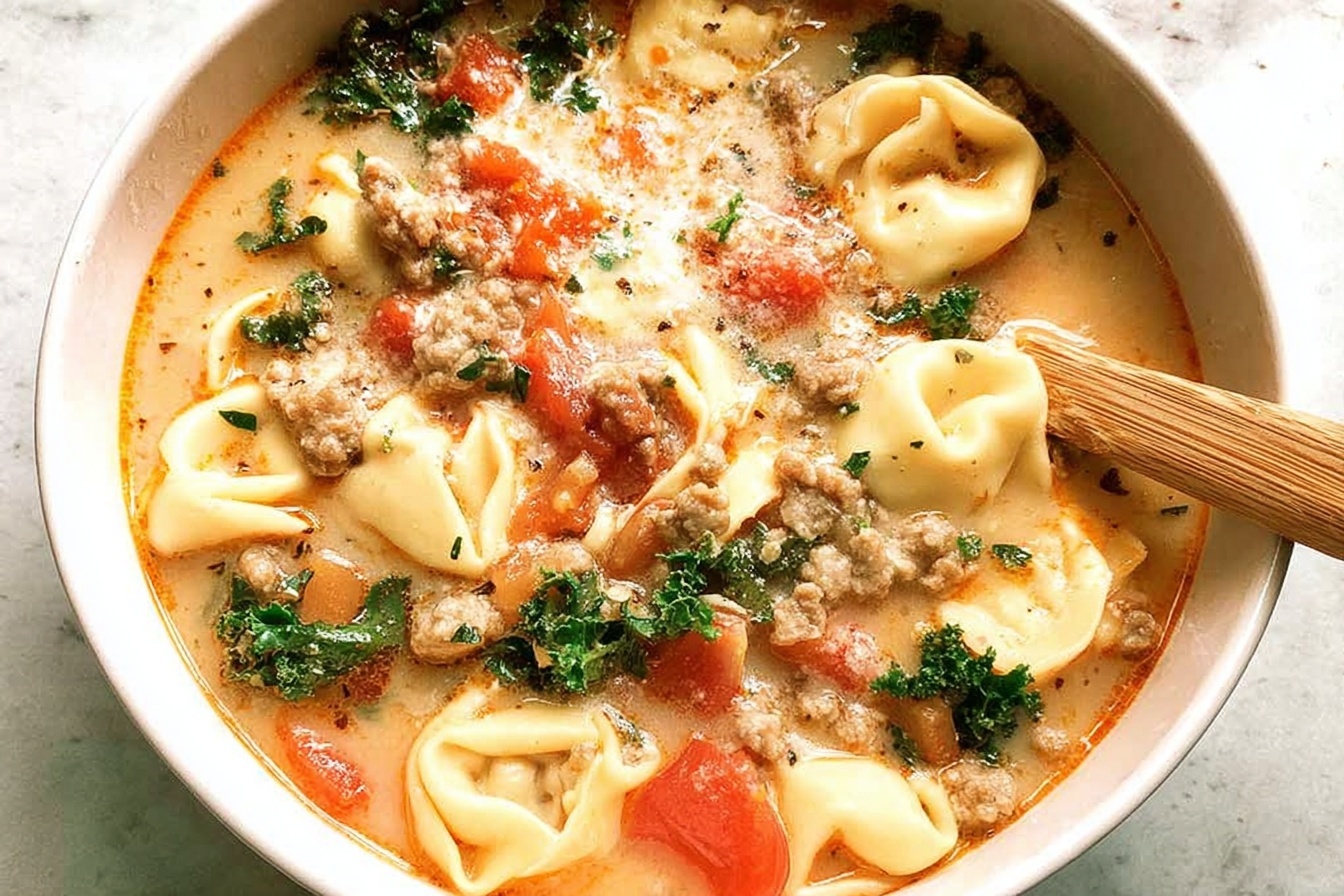 Sausage Tortellini Soup