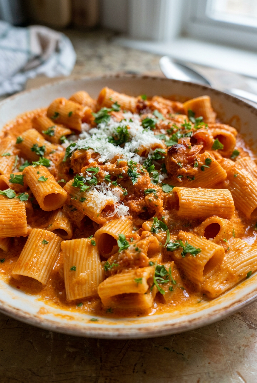 Spicy Rigatoni