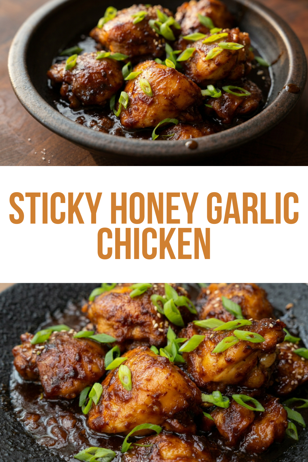 Sticky Honey Garlic Chicken
