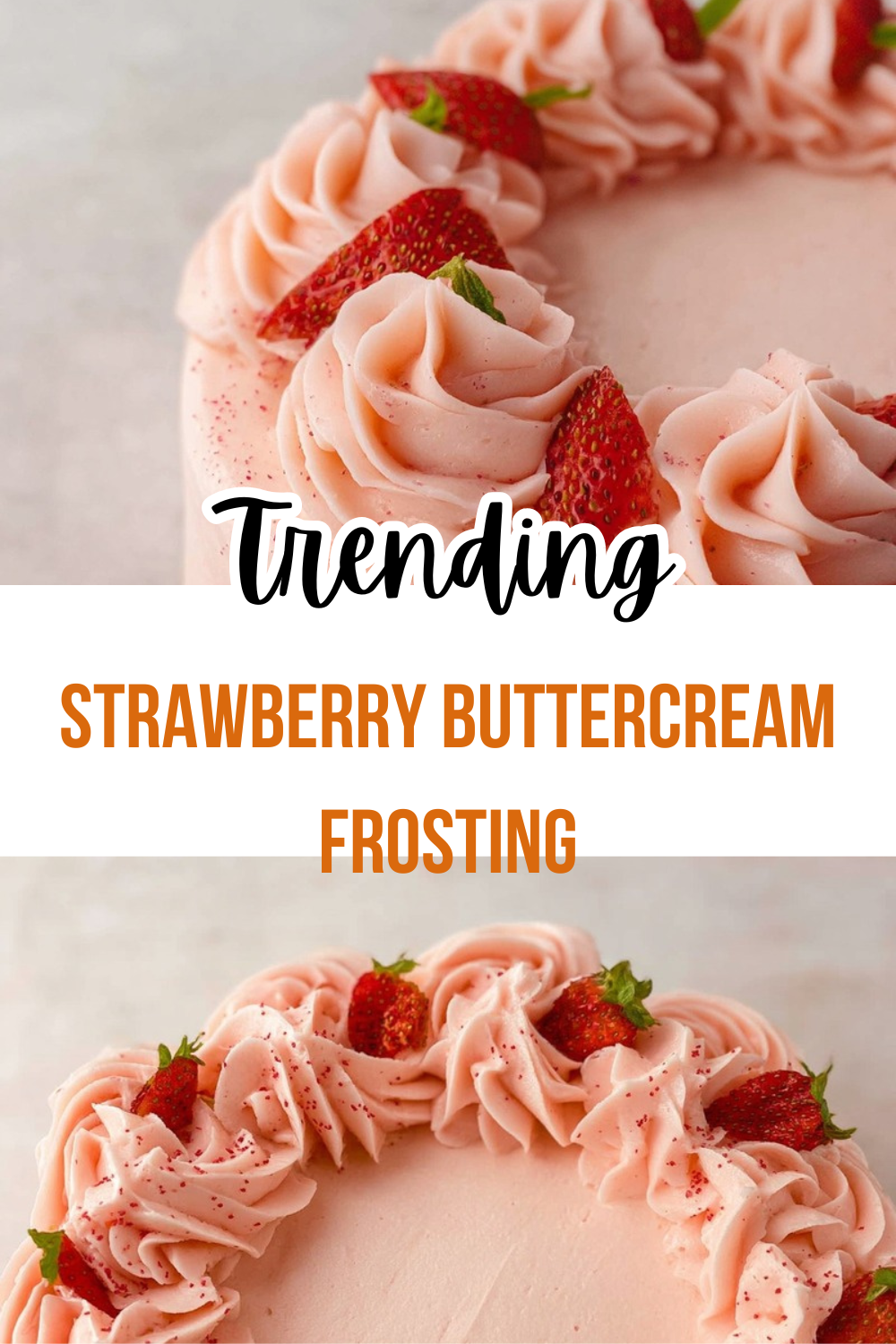 Strawberry Buttercream Frosting