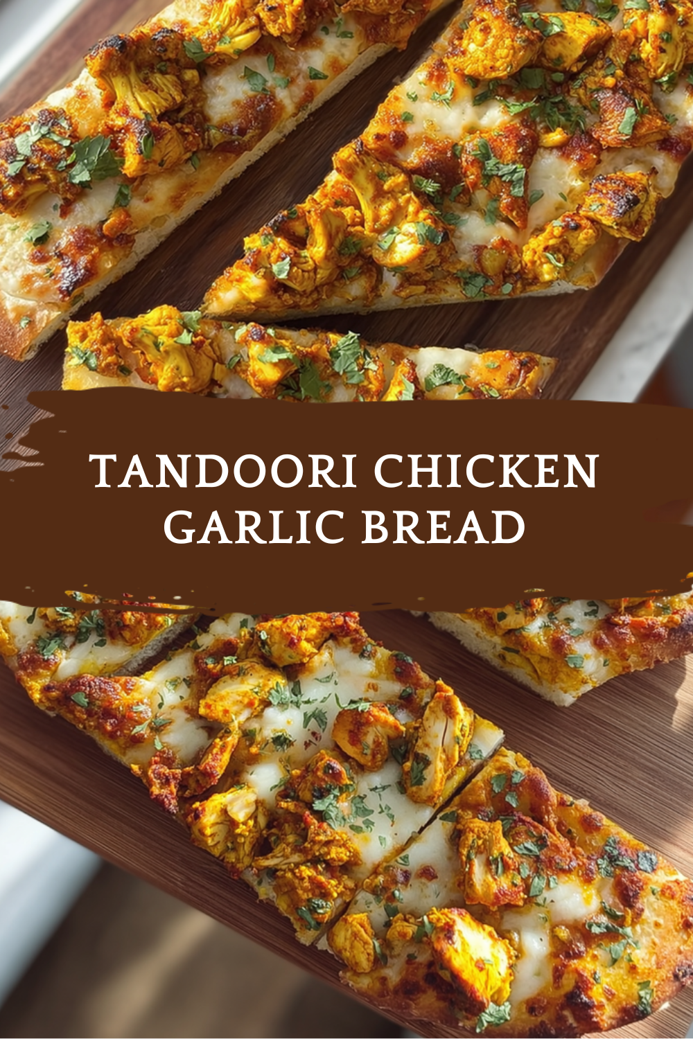 Tandoori Chicken Garlic Bread