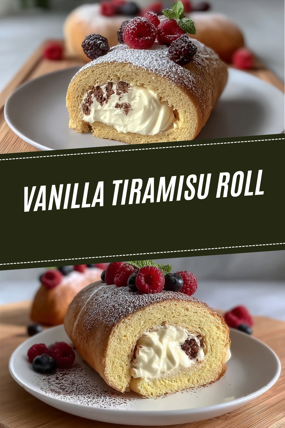 Vanilla Tiramisu Roll