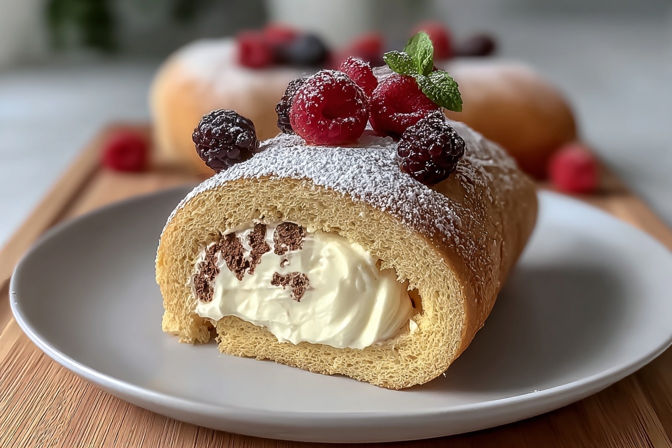 Vanilla Tiramisu Roll