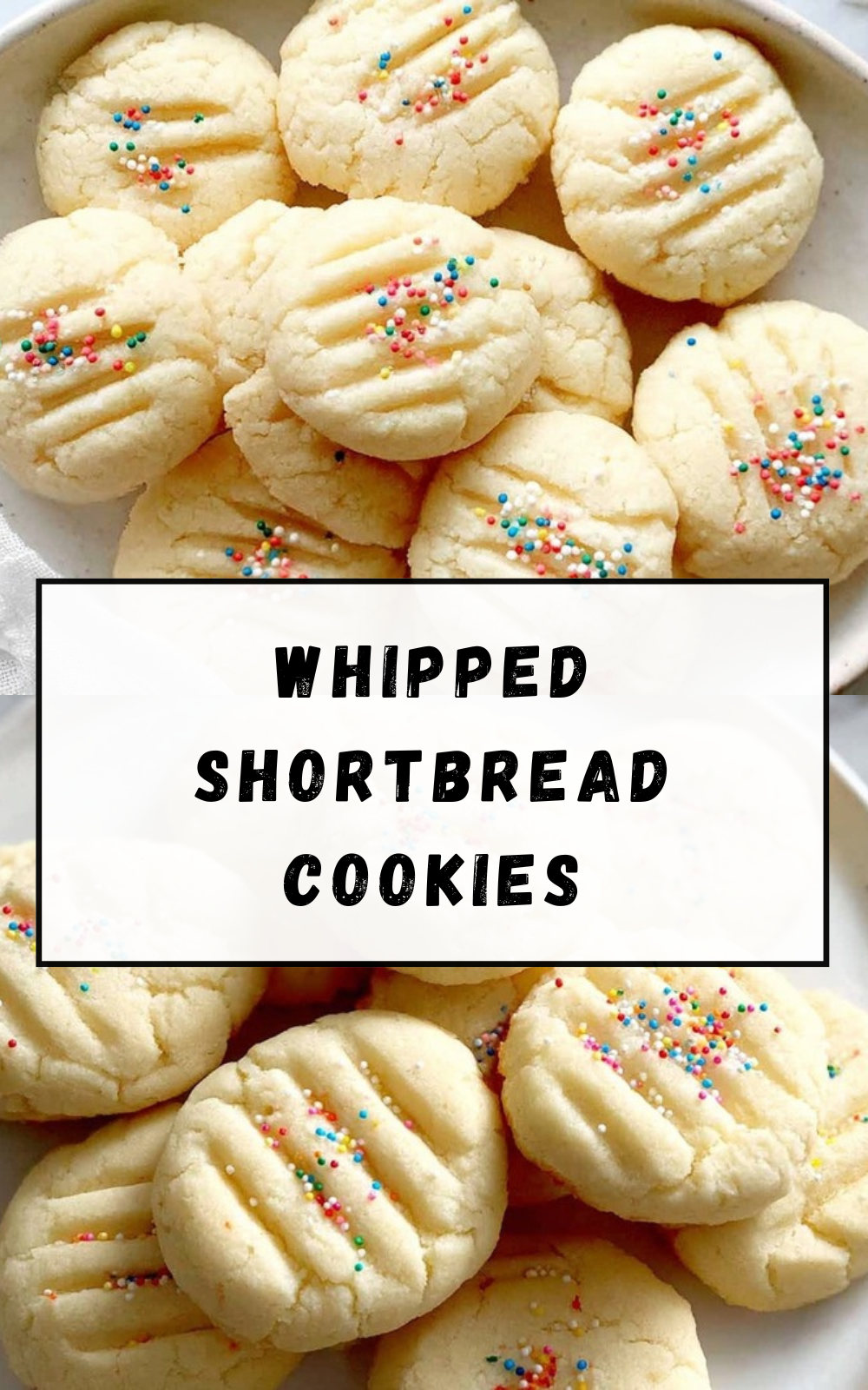 Whipped Shortbread Cookies