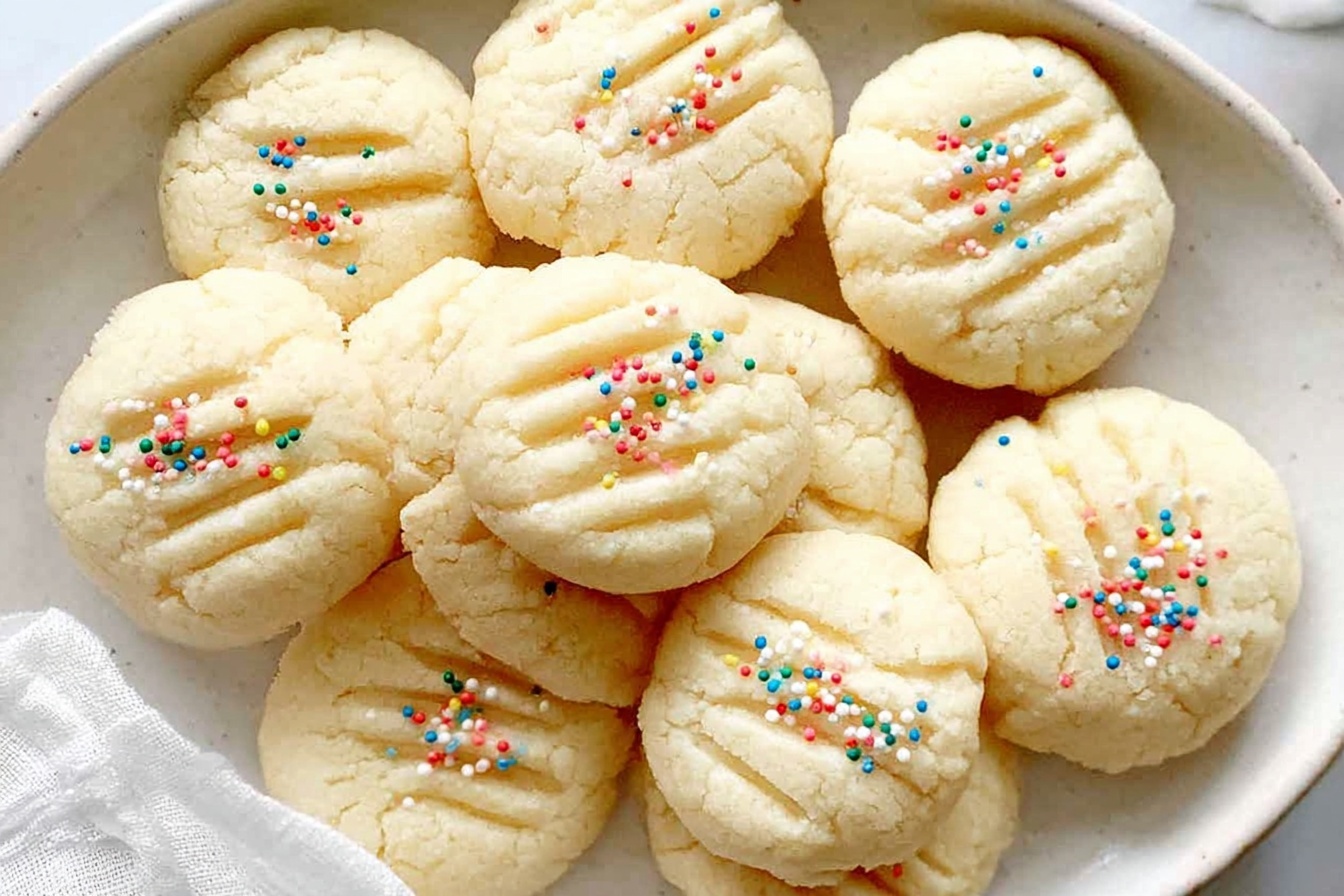 Whipped Shortbread Cookies