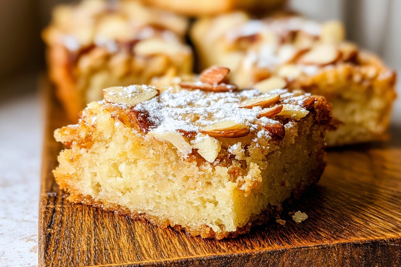 Almond Croissant Blondies