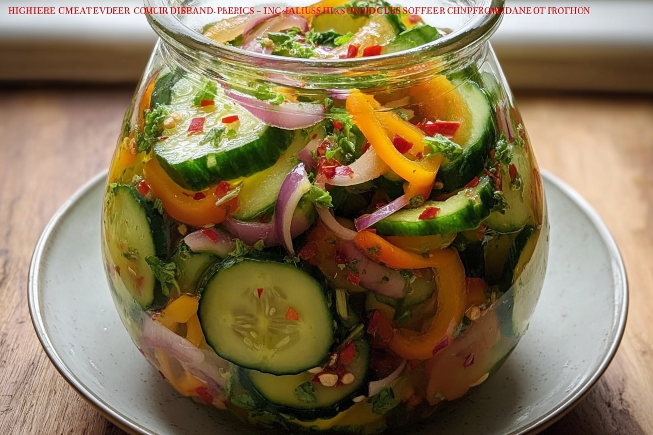 Anti-Inflammatory Pickled Cucumber Salad
