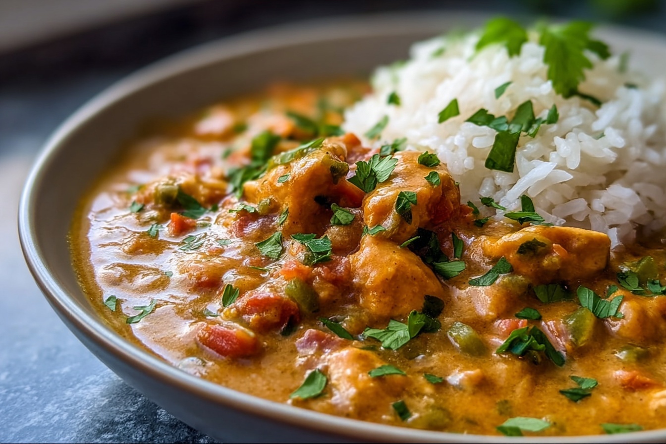 Authentic Chicken Etouffee